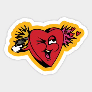 BLEEDING HEART ART TEES Sticker